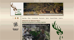 Desktop Screenshot of goldenstagsafaris.com